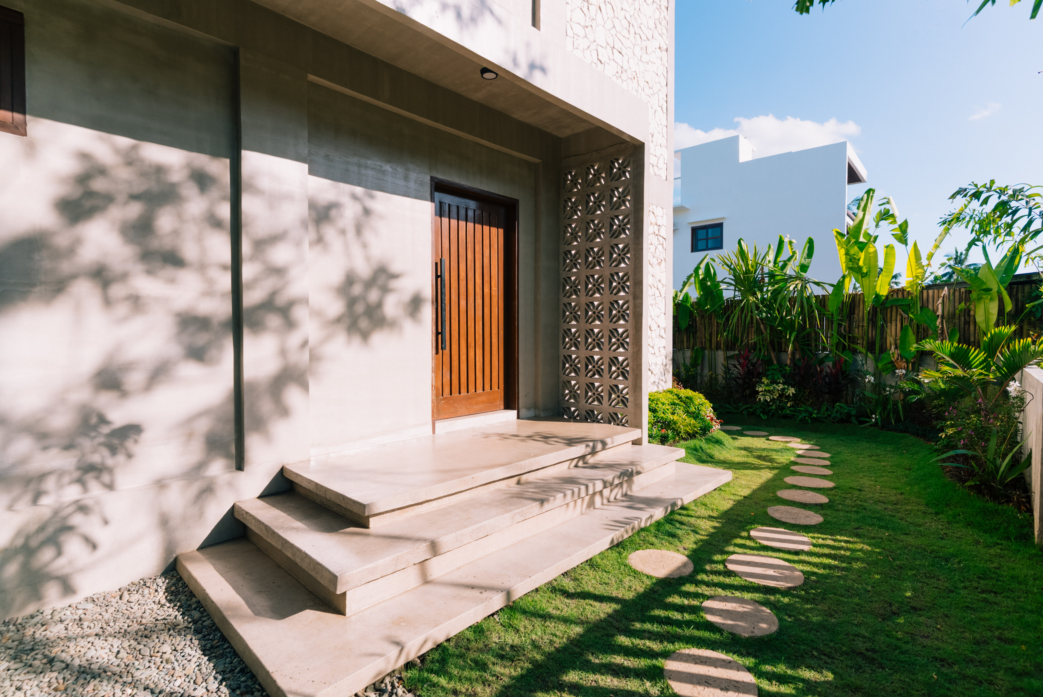 Fully equipped kitchen at Isabel Siargao pool villa