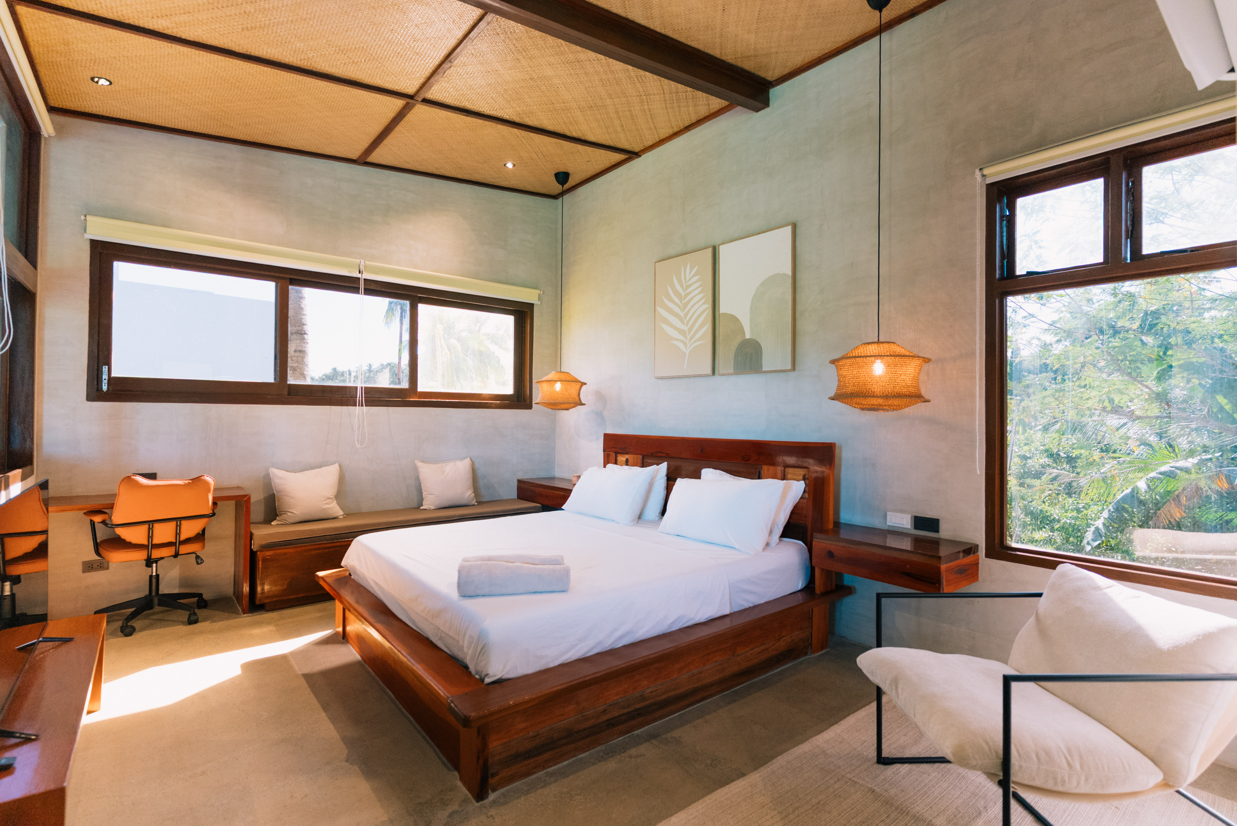 Tropical garden and exterior of Isabel Siargao villa